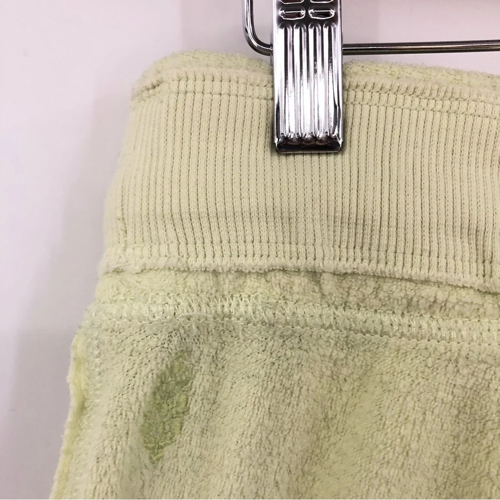 Free People M Terry Radiant Joggers Drawstring Lime 0383 terrycloth green yellow - Picture 12 of 12